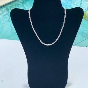 Imitation pearl necklace